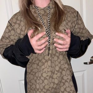 Coach Logo Allover Hoodie